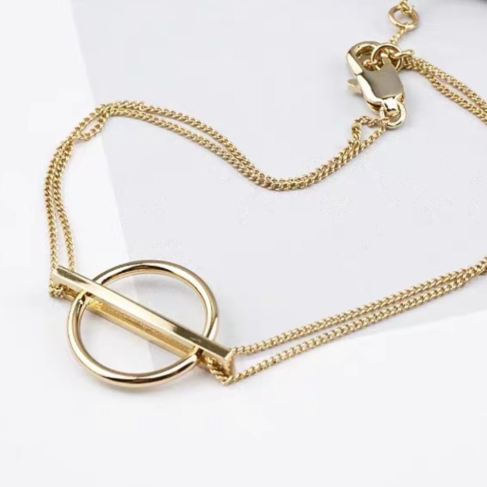 & Other Stories Geometric Circle Bracelet